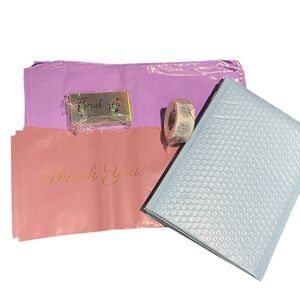 Polymailer Stickers Bubble Mailer Shipping Bundle 550 Piece  #2